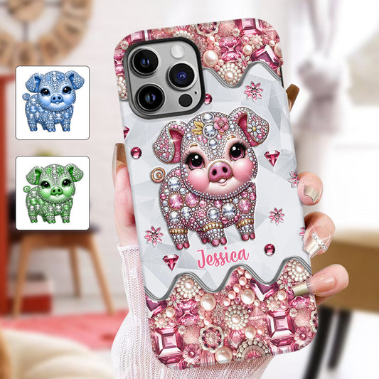 Cute Pig - Personalized Pig Lover Full Print Phone Case