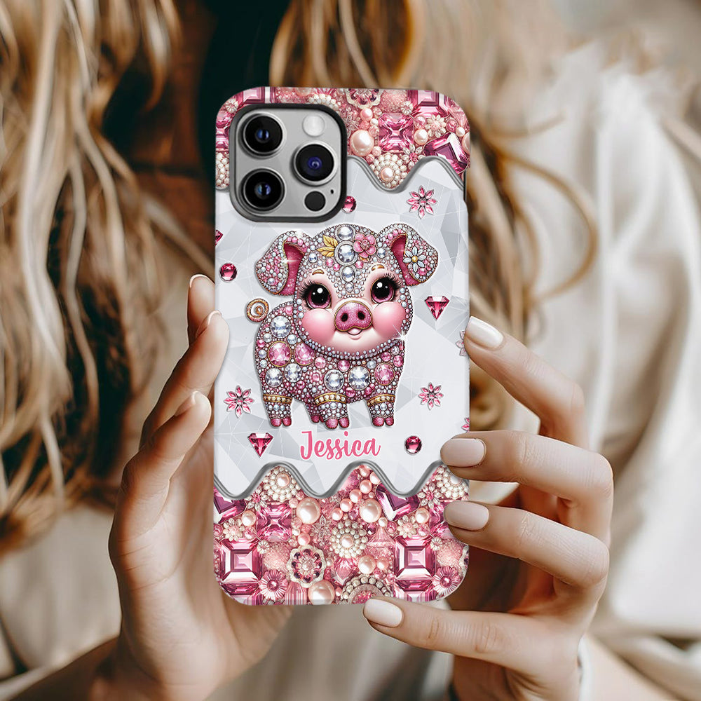 Cute Pig - Personalized Pig Lover Full Print Phone Case