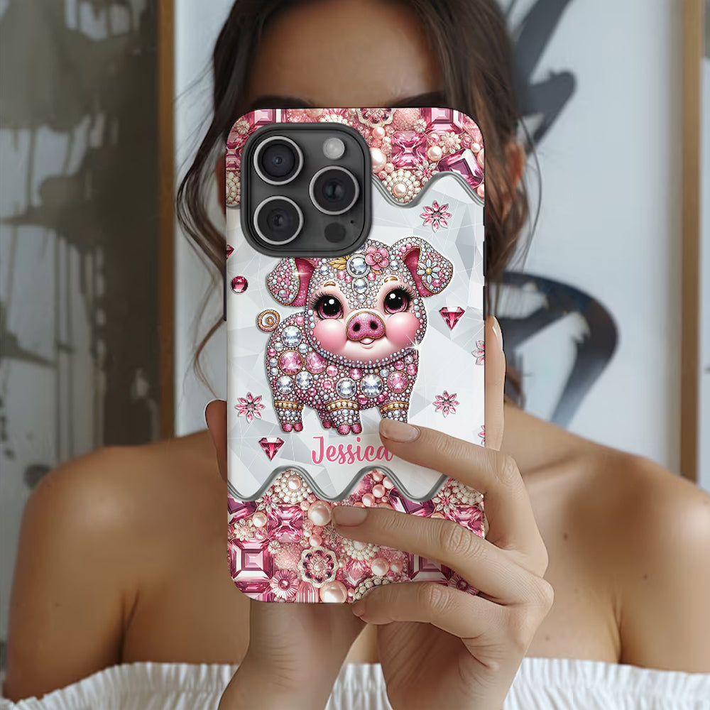 Cute Pig - Personalized Pig Lover Full Print Phone Case