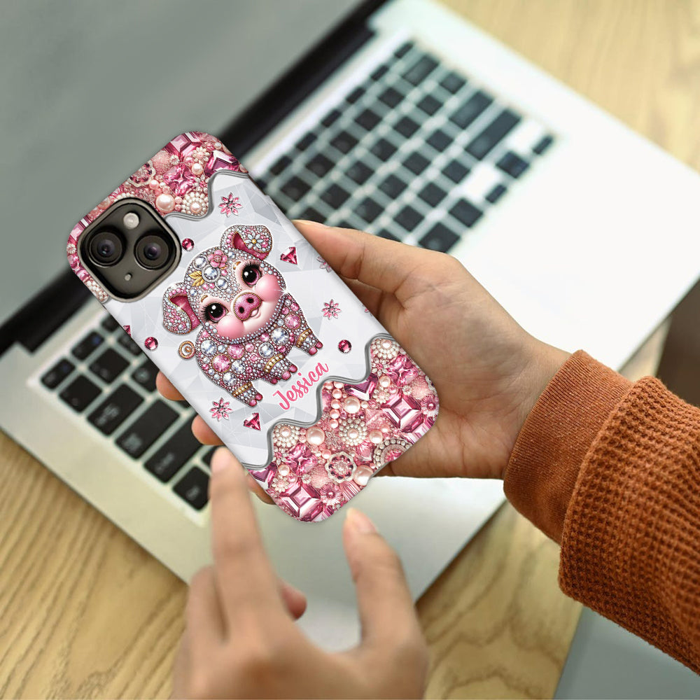Cute Pig - Personalized Pig Lover Full Print Phone Case
