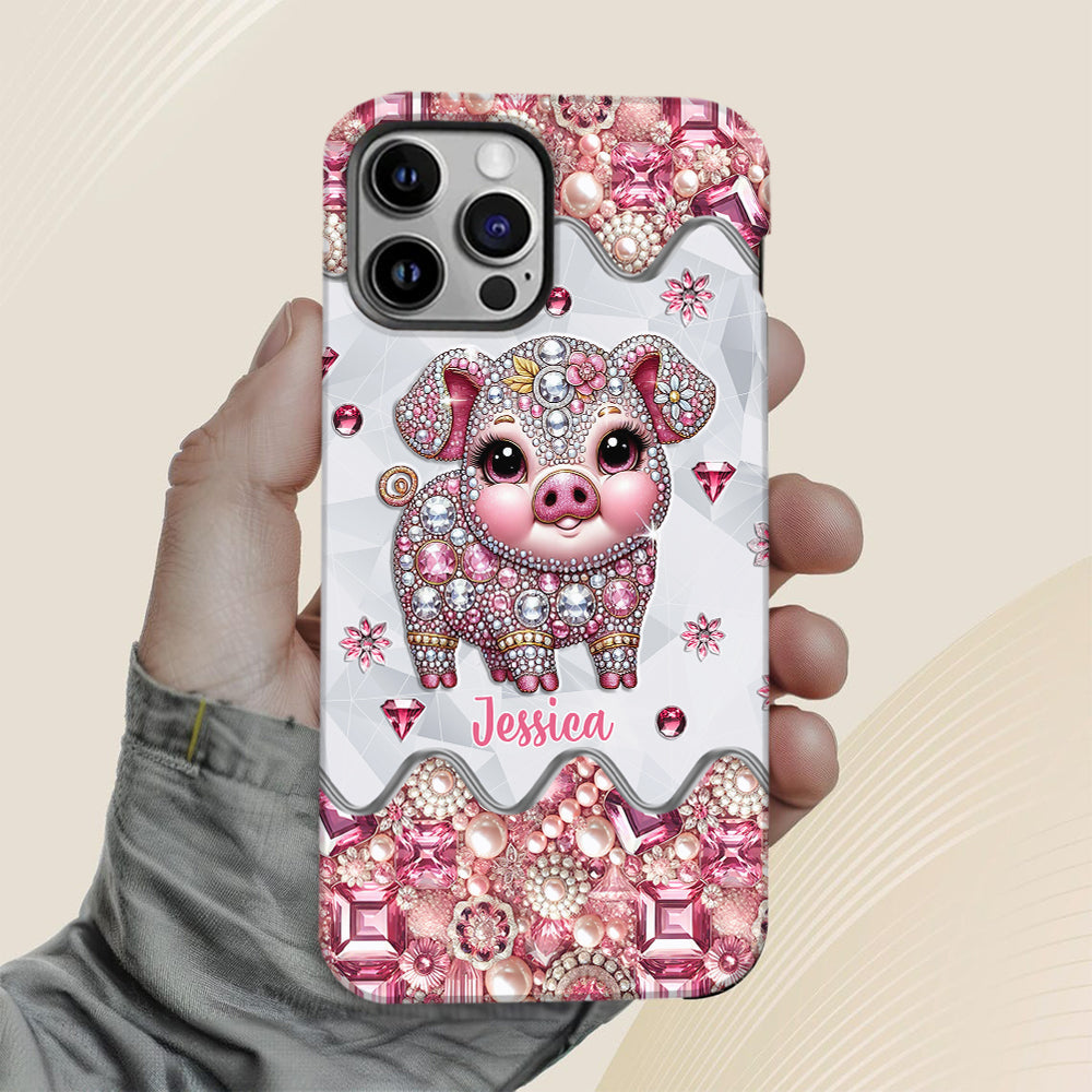 Cute Pig - Personalized Pig Lover Full Print Phone Case