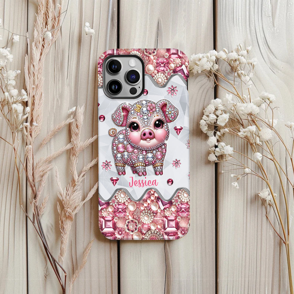 Cute Pig - Personalized Pig Lover Full Print Phone Case