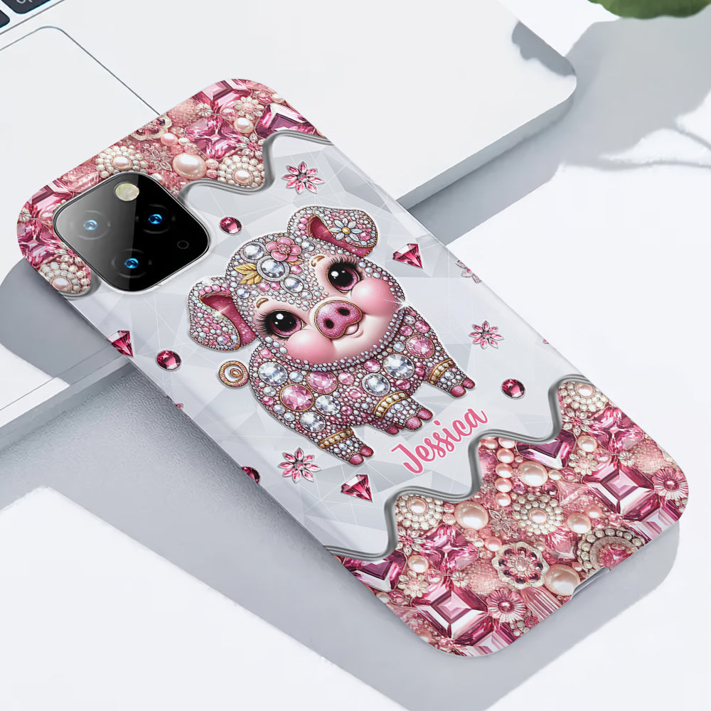 Cute Pig - Personalized Pig Lover Full Print Phone Case
