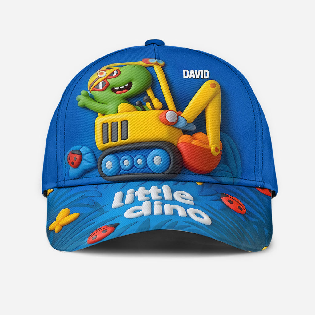 Niedliches Geschenk für Kinder: Astronauten- und UFO-Motiv – personalisierte klassische Kinderkappe