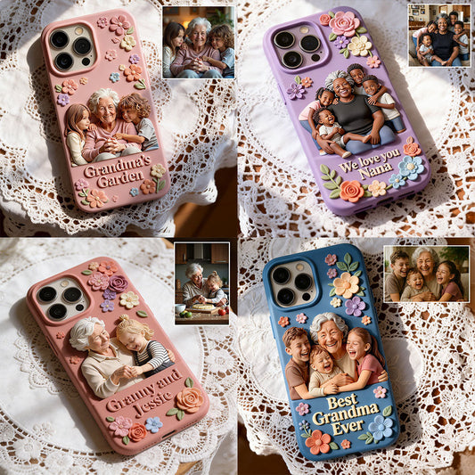 Perfect Gift For Her - Personalized Grandma Full Print Phone Case