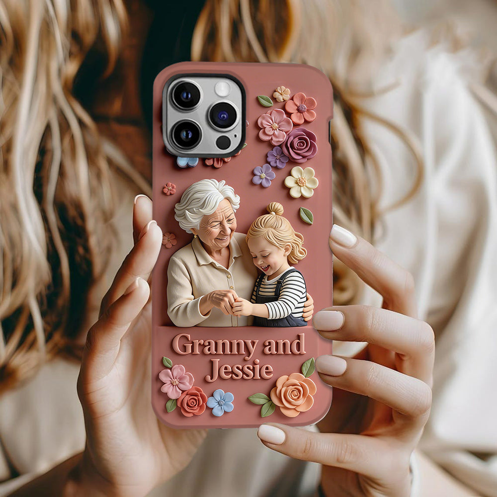 Perfect Gift For Her - Personalized Grandma Full Print Phone Case