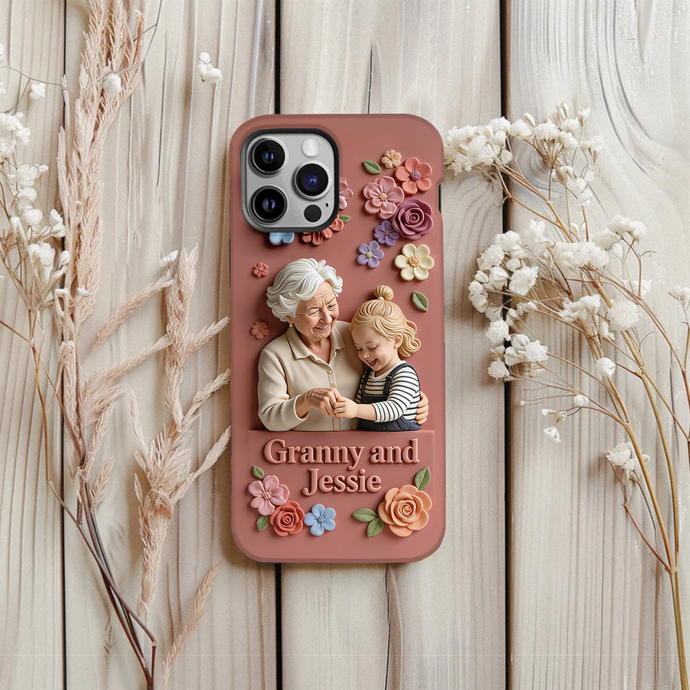 Perfect Gift For Her - Personalized Grandma Full Print Phone Case