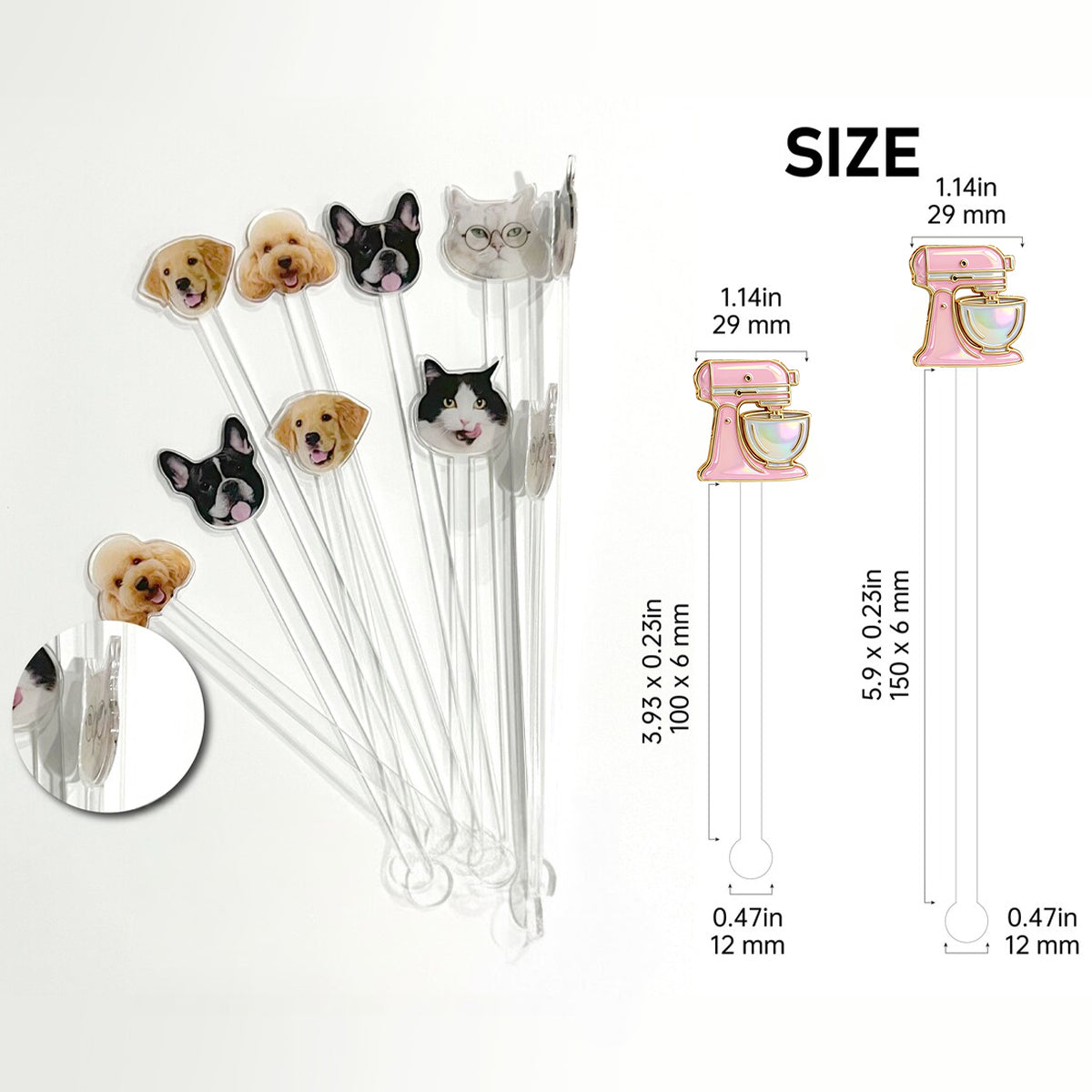 Just A Girl Who Loves Baking - Personalized Baking Set Accent Mug with Acrylic Stirrers