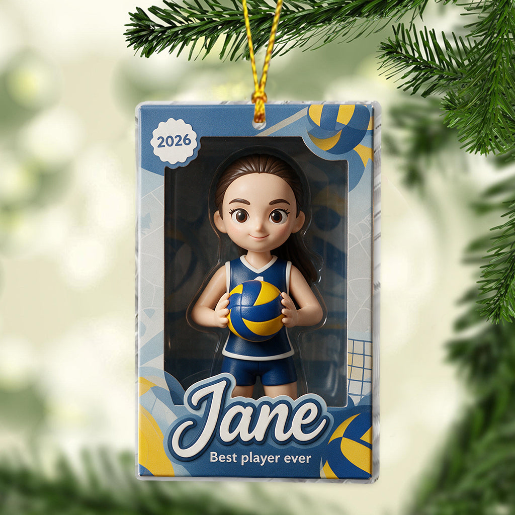Love Sport Individuelles Foto - Personalisierte Volleyball Ornament