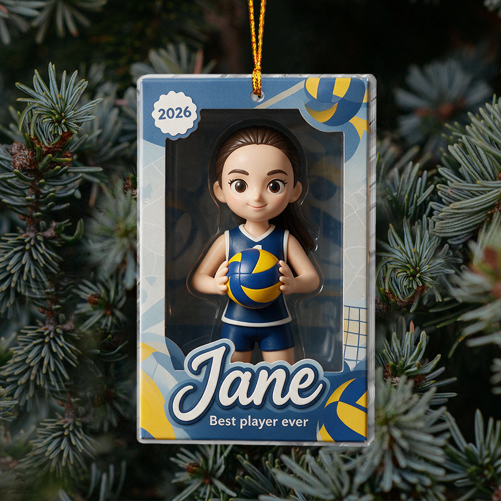 Love Sport Individuelles Foto - Personalisierte Volleyball Ornament