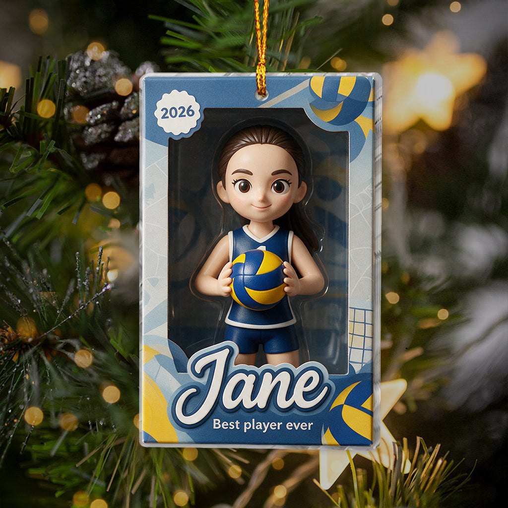 Love Sport Individuelles Foto - Personalisierte Volleyball Ornament