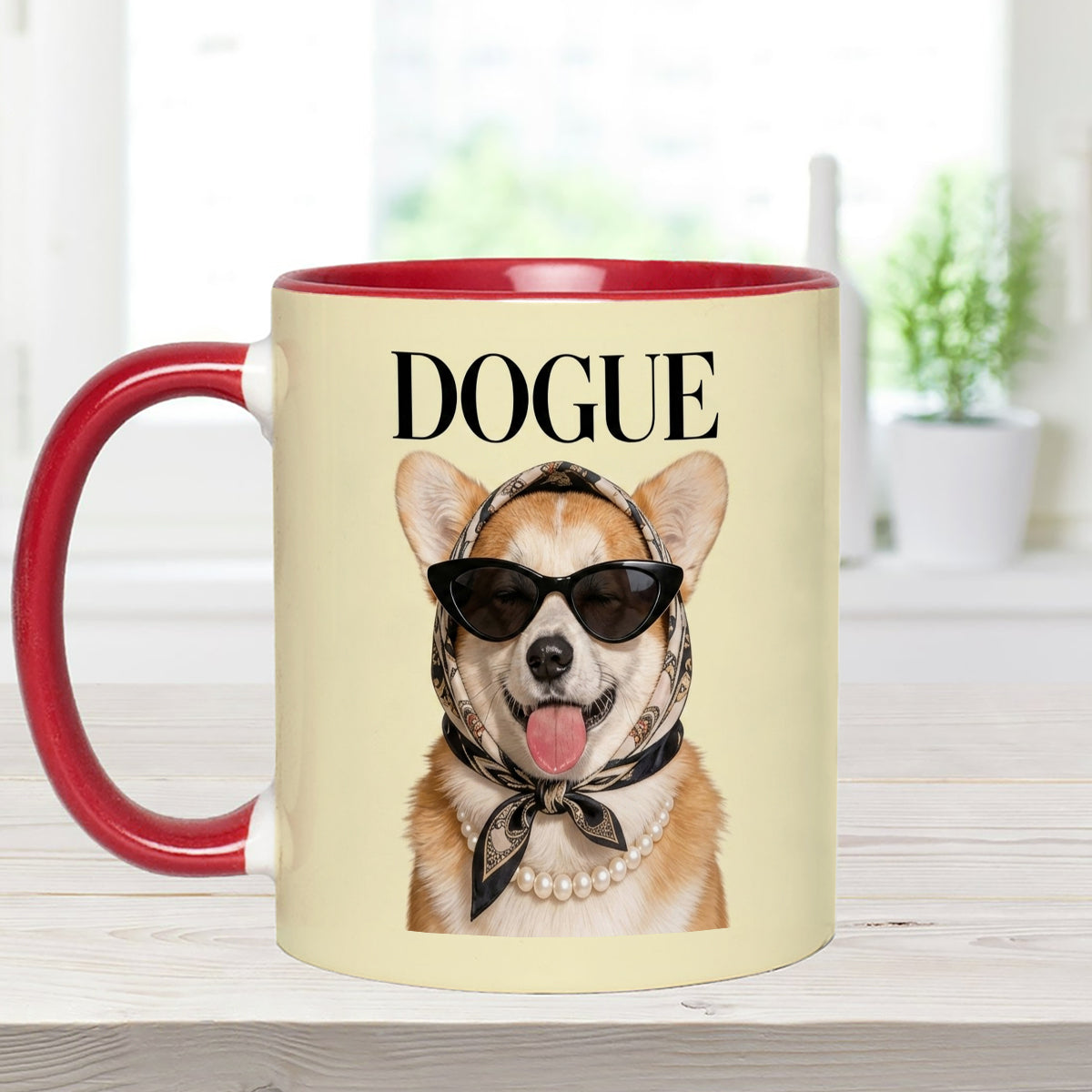 Lustiges Geschenk für Hundeliebhaber - Personalisierte Hundetasse mit Acrylrührern