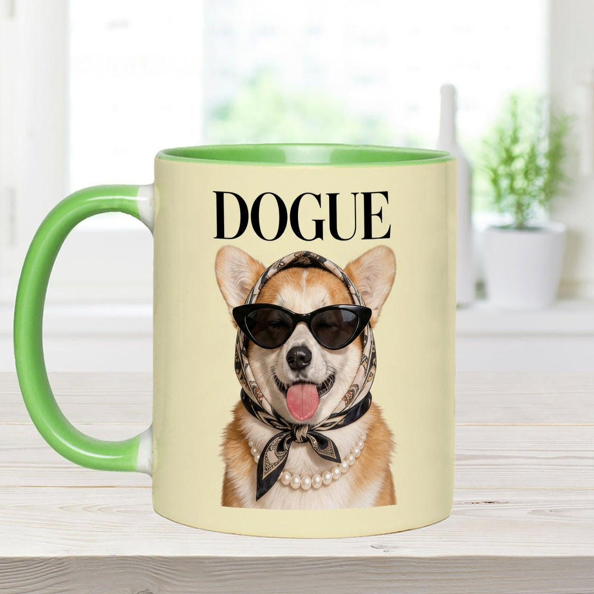 Lustiges Geschenk für Hundeliebhaber - Personalisierte Hundetasse mit Acrylrührern
