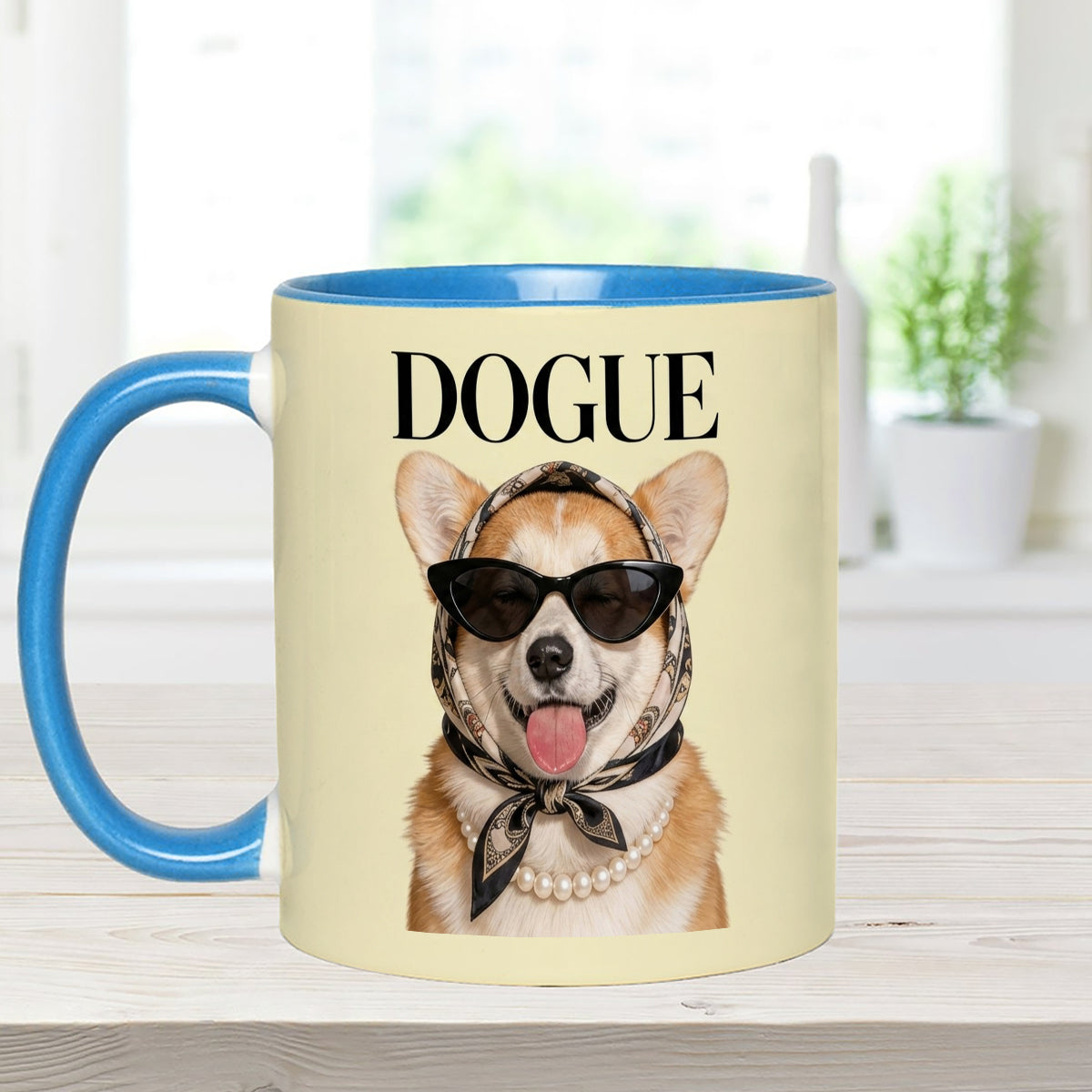 Lustiges Geschenk für Hundeliebhaber - Personalisierte Hundetasse mit Acrylrührern