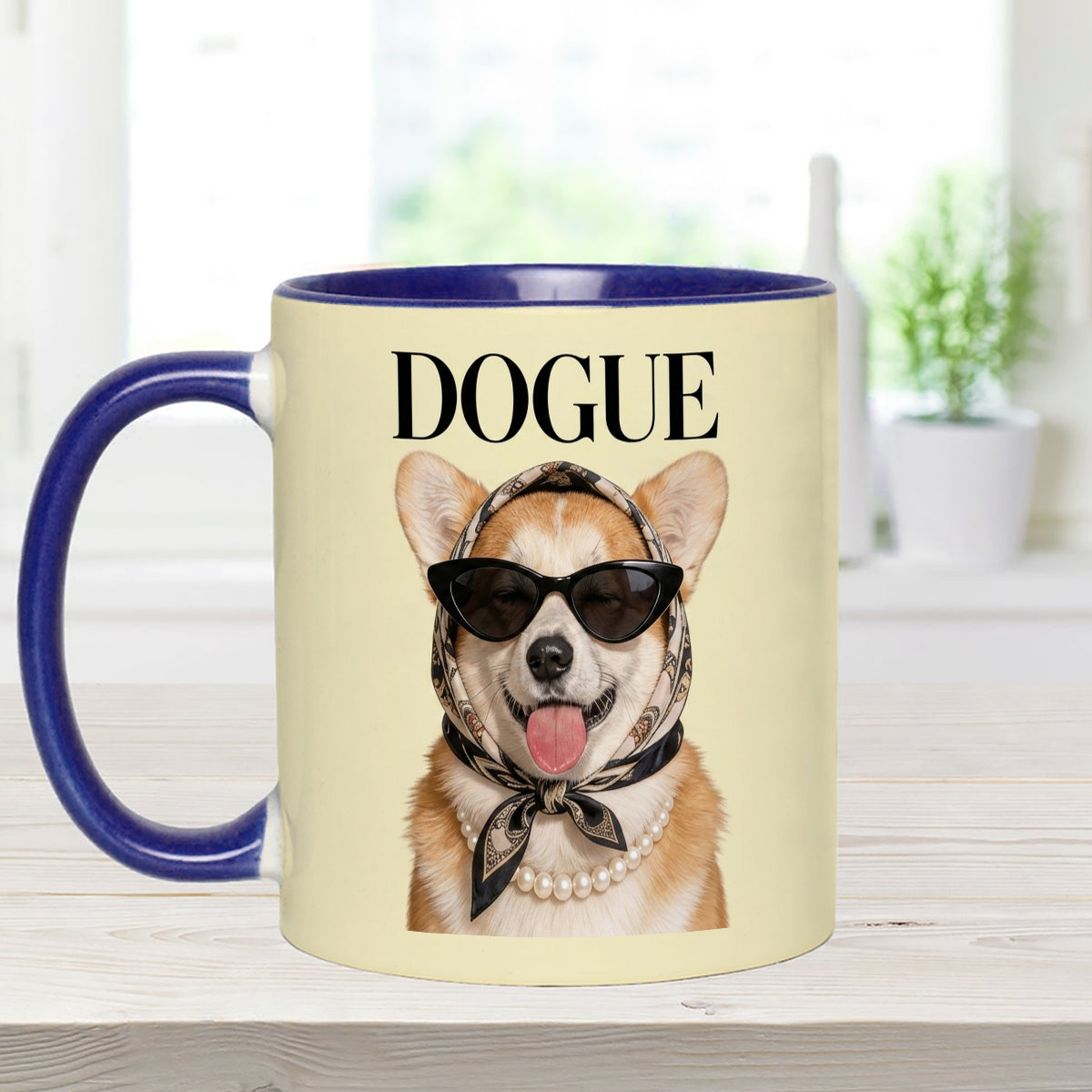Lustiges Geschenk für Hundeliebhaber - Personalisierte Hundetasse mit Acrylrührern