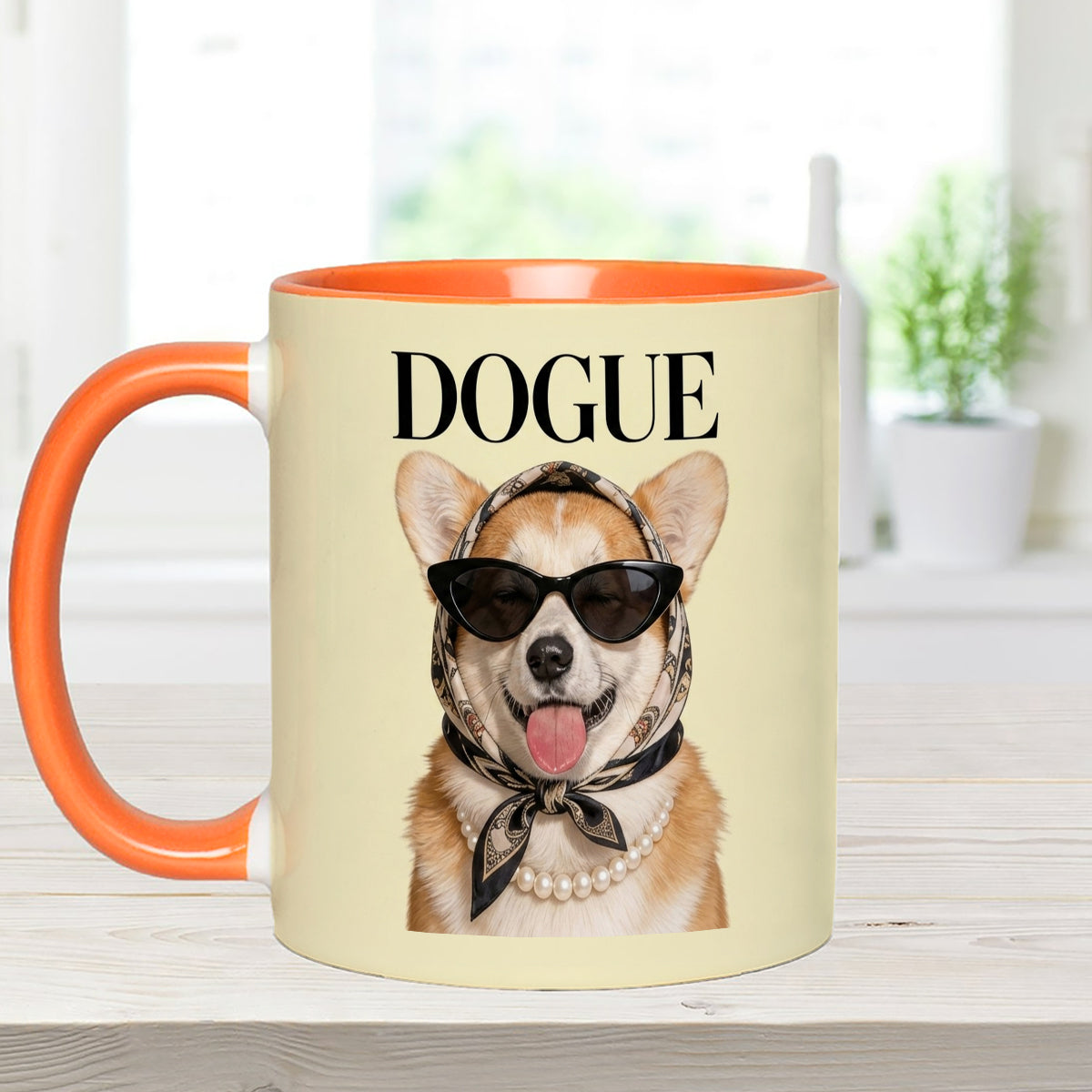 Lustiges Geschenk für Hundeliebhaber - Personalisierte Hundetasse mit Acrylrührern