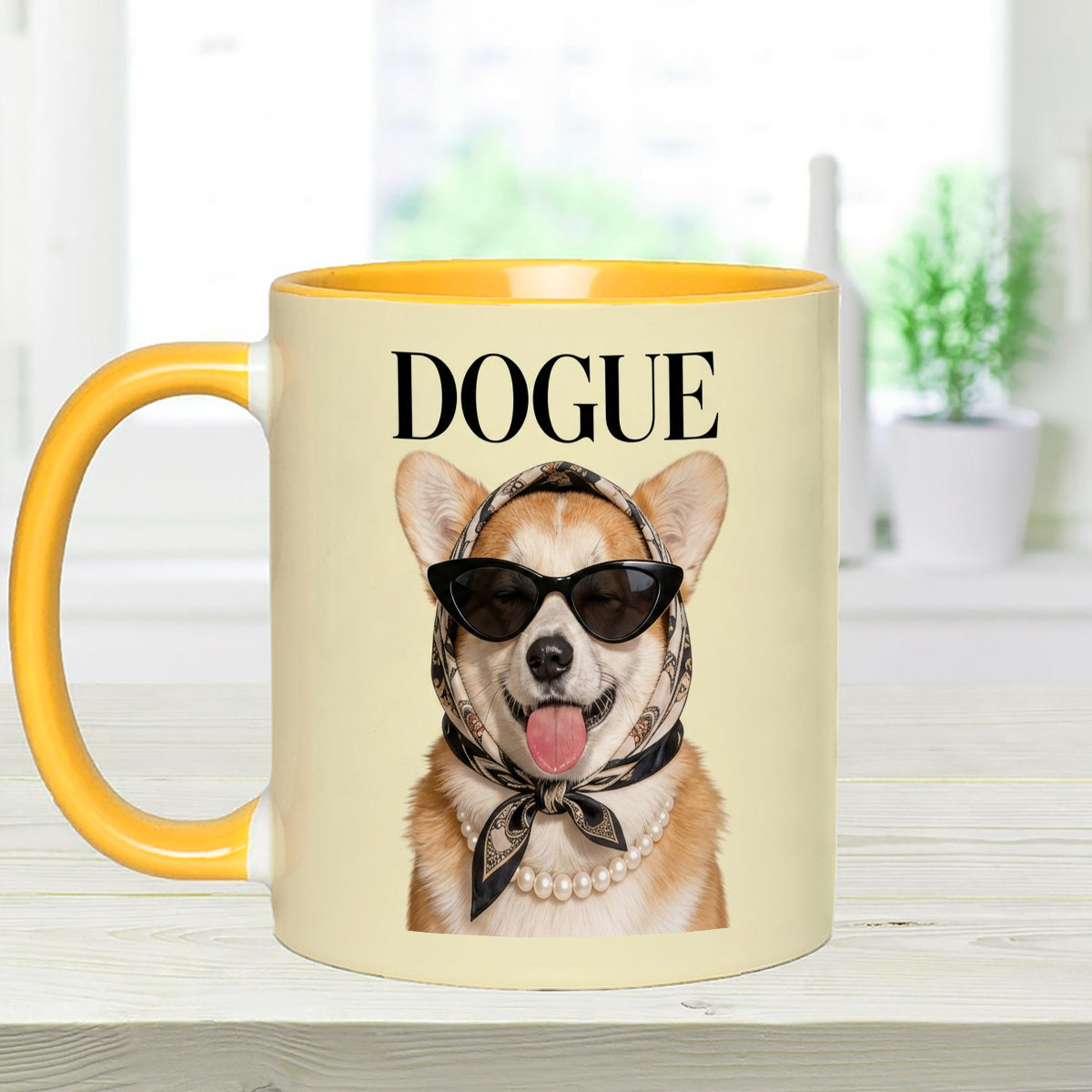 Lustiges Geschenk für Hundeliebhaber - Personalisierte Hundetasse mit Acrylrührern