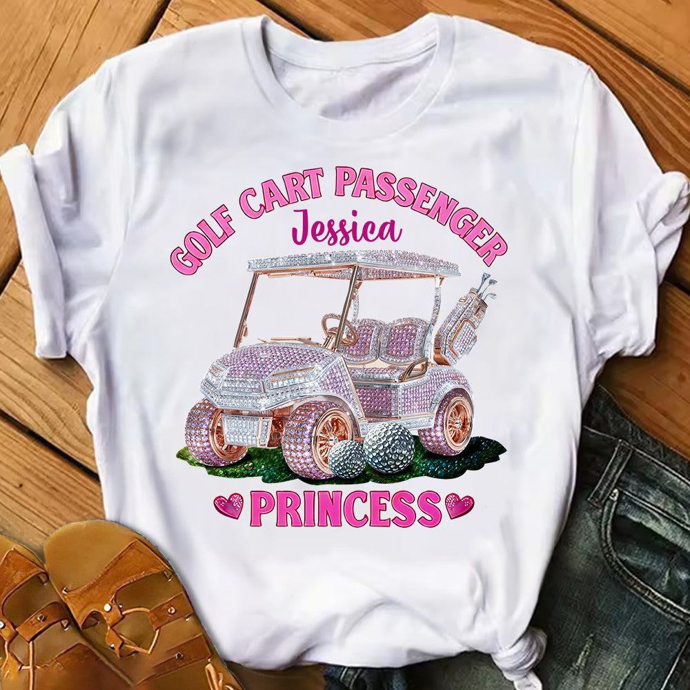 Passenger Princess – Personalisiertes Golf-T-Shirt und Hoodie