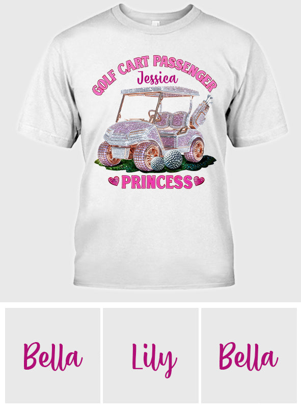 Passenger Princess – Personalisiertes Golf-T-Shirt und Hoodie