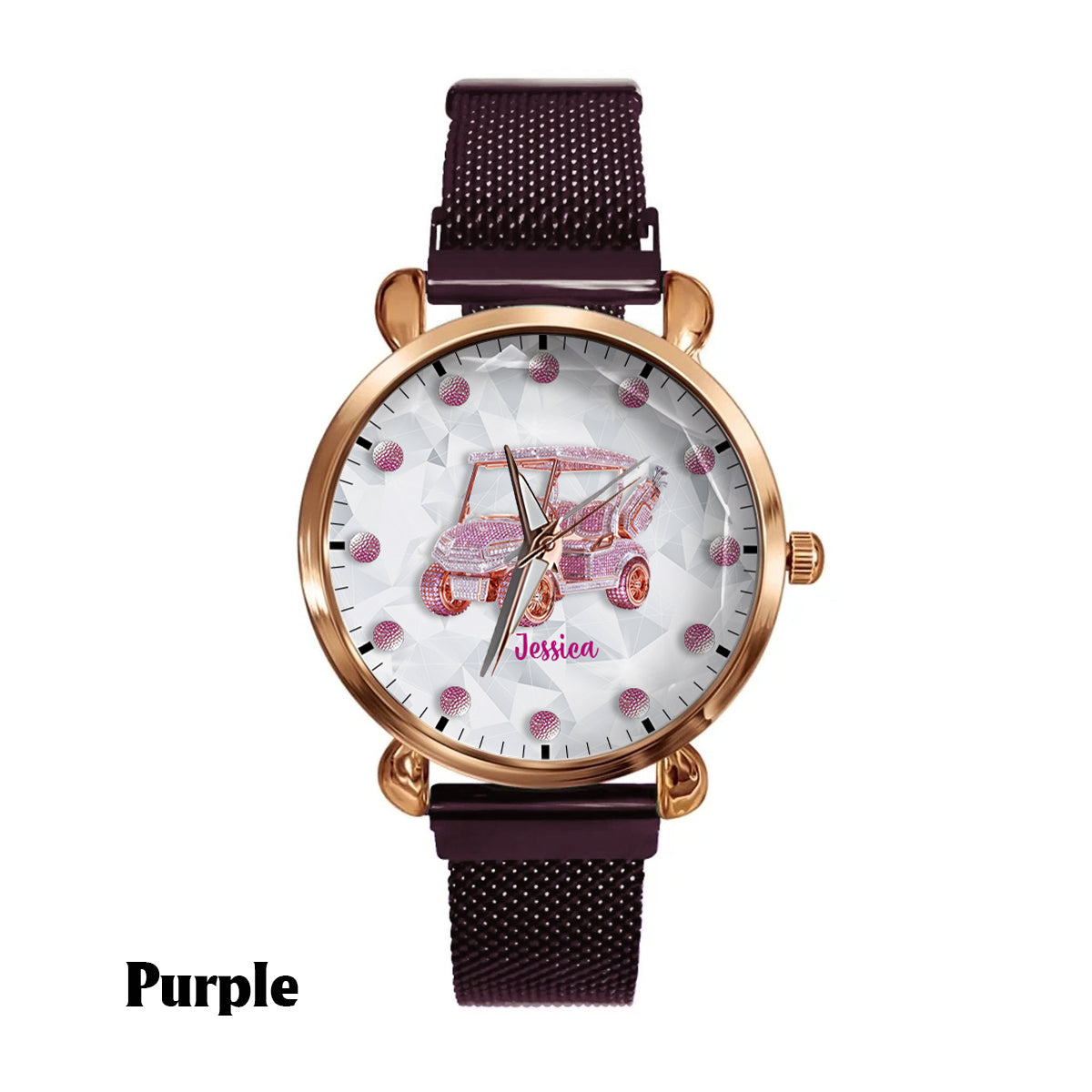Golf Cart - Personalisierte Golf-Damen-Handuhr