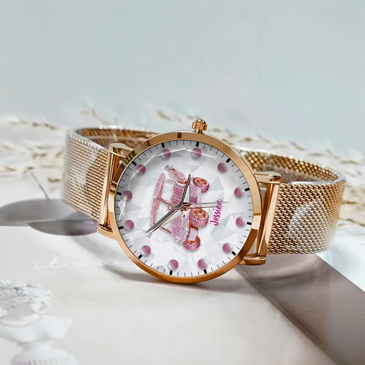 Golf Cart - Personalisierte Golf-Damen-Handuhr