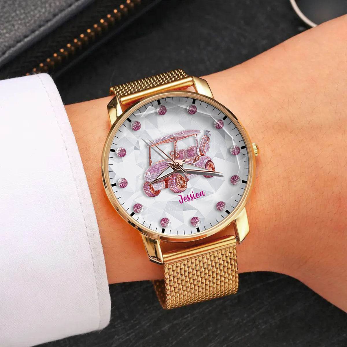 Golf Cart - Personalisierte Golf-Damen-Handuhr