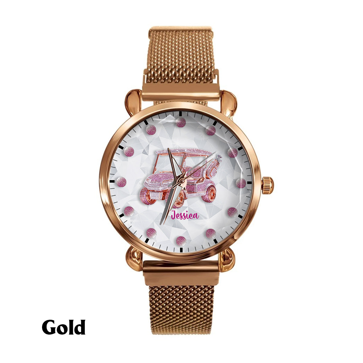 Golf Cart - Personalisierte Golf-Damen-Handuhr