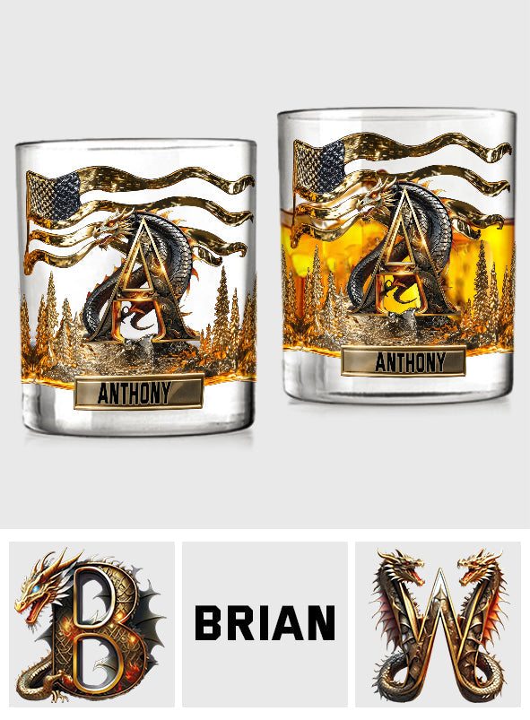Liebe Drachen – Personalisiertes Drachen-Whiskyglas