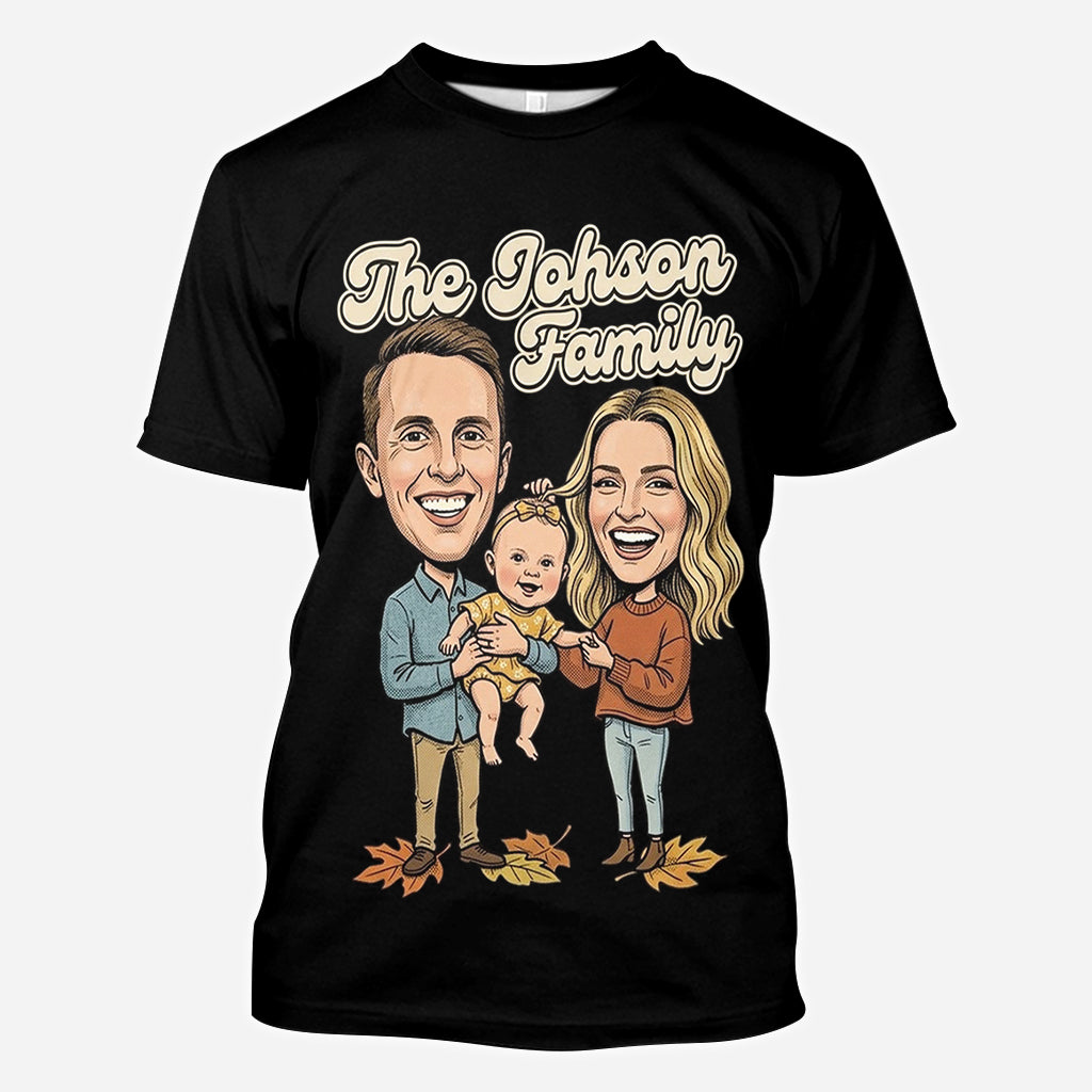 Father Gift, Family Matching Shirt - Personalized Father All Over Shirt