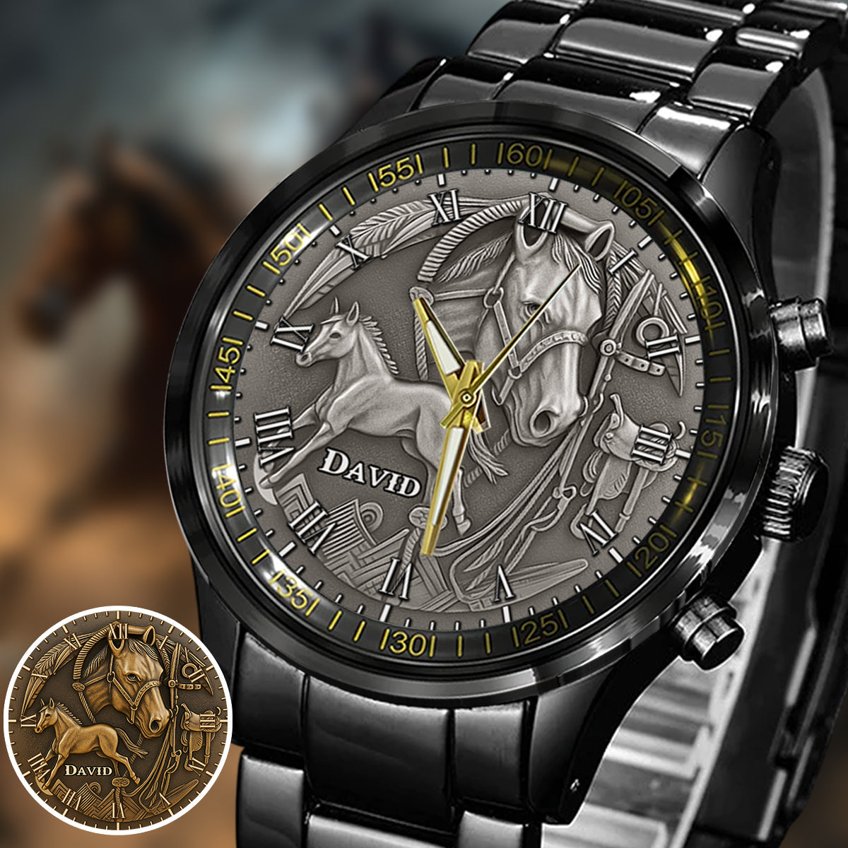 Timeless Equine - Personalized Horse Hand Watch