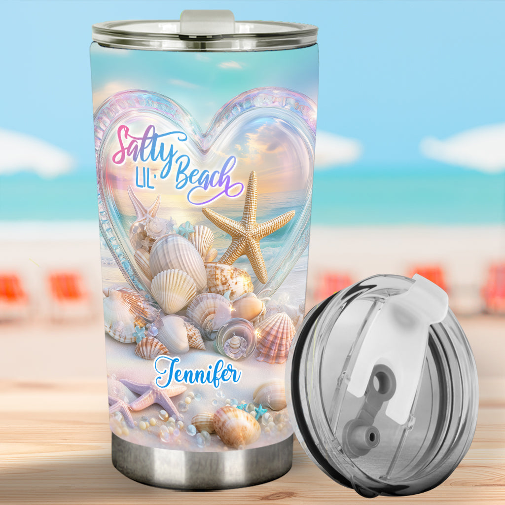Salty Lil Beach - Personalized Sea Lover Tumbler