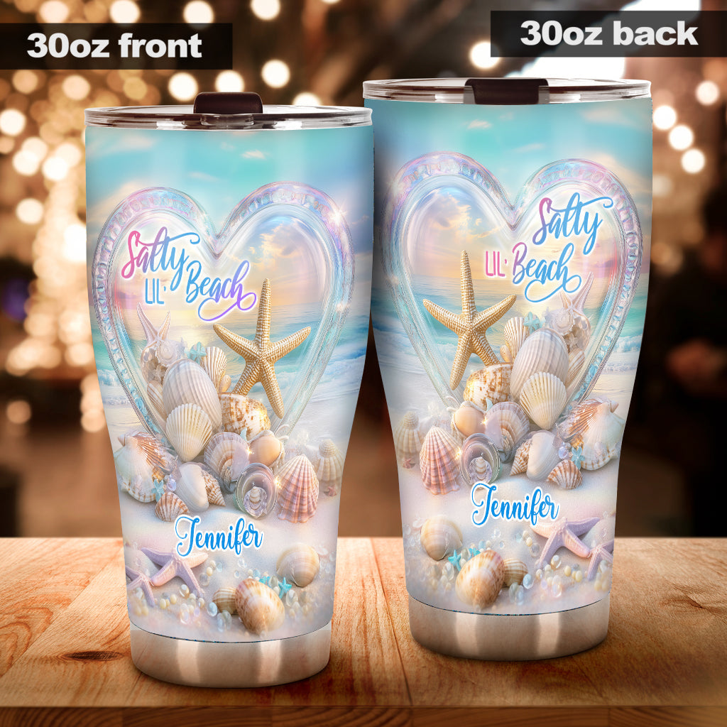 Salty Lil Beach - Personalized Sea Lover Tumbler