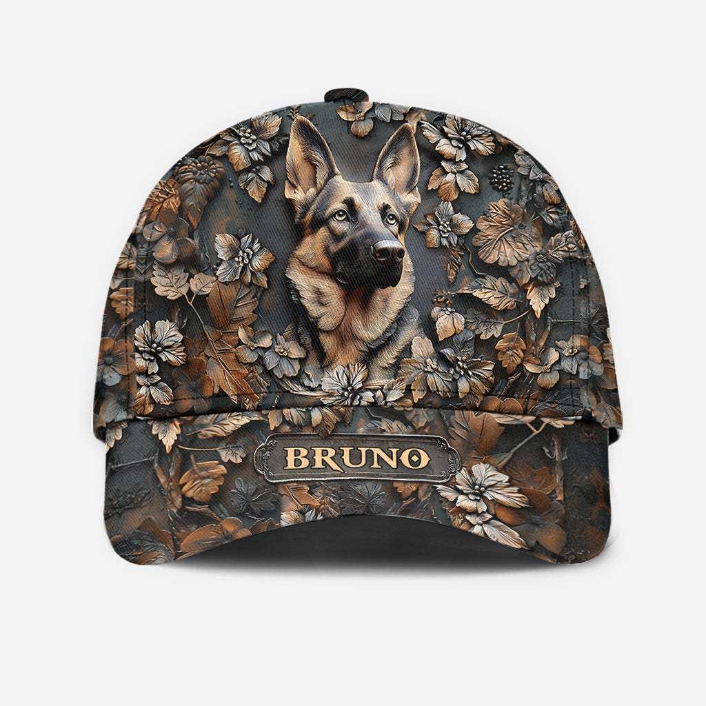 Zuhause ist, wo mein Hund ist – Personalisierte klassische Kappe für Deutsche Schäferhunde