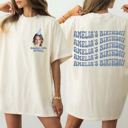 Geburtstagsgeschenk - Personalisierte Geburtstag All Over Shirt