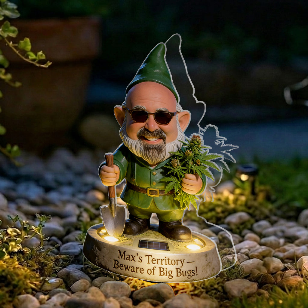 Mein Territorium Raus - Personalisierte Weed Solar Acryllicht