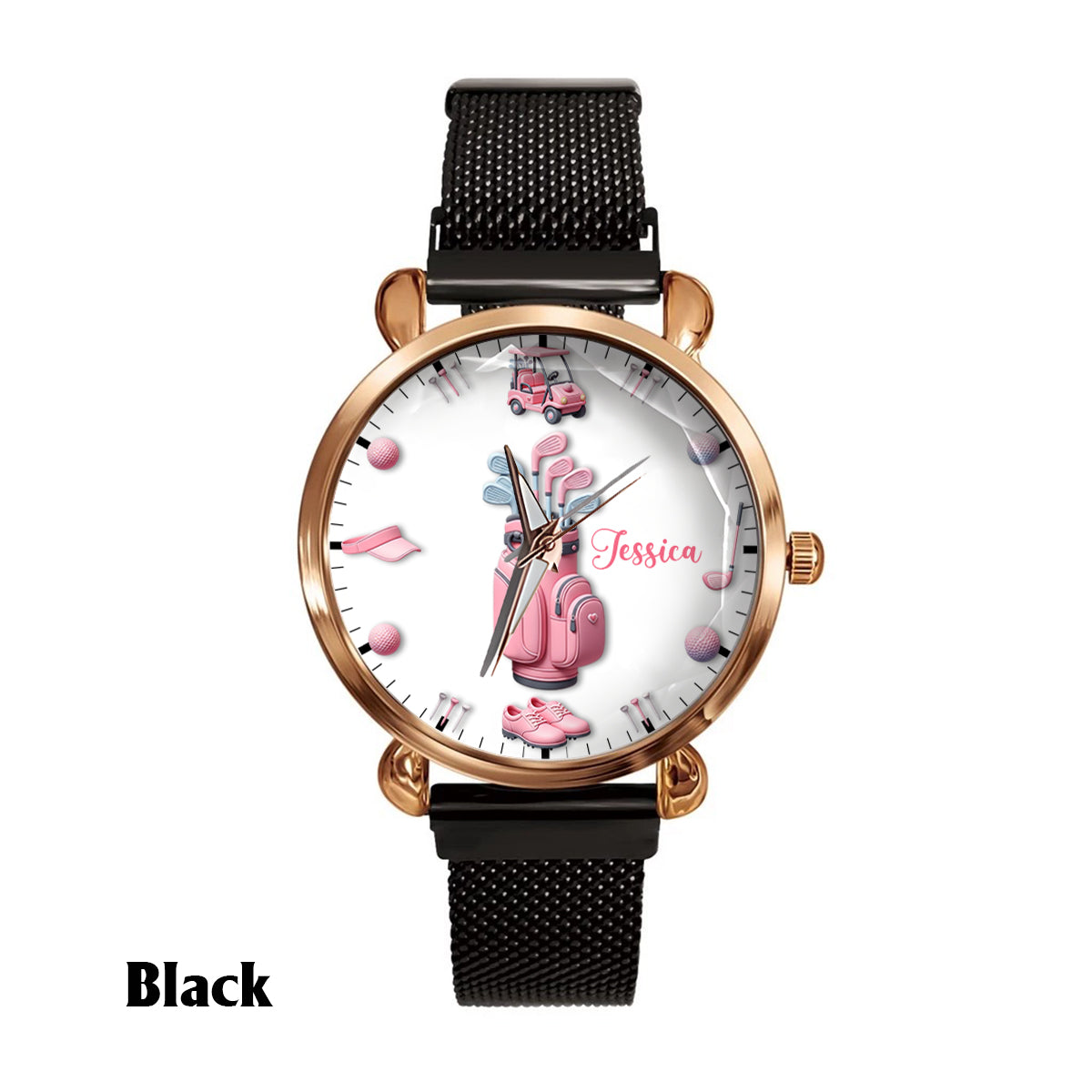 Love Golf - Personalized Golf Women Hand Watch