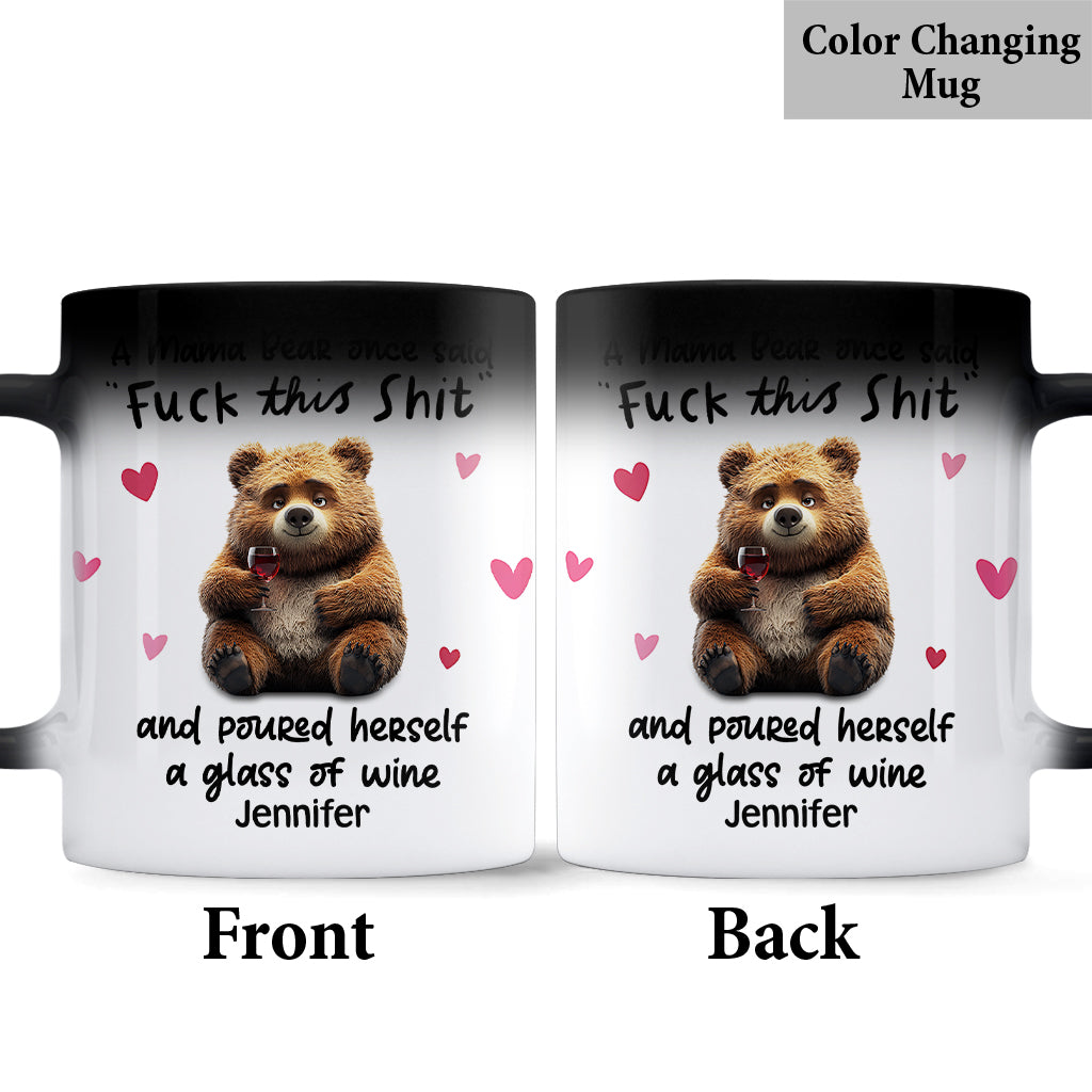 Funny Mama Bear, Mother's Day Gift - Personalized Mother Mug