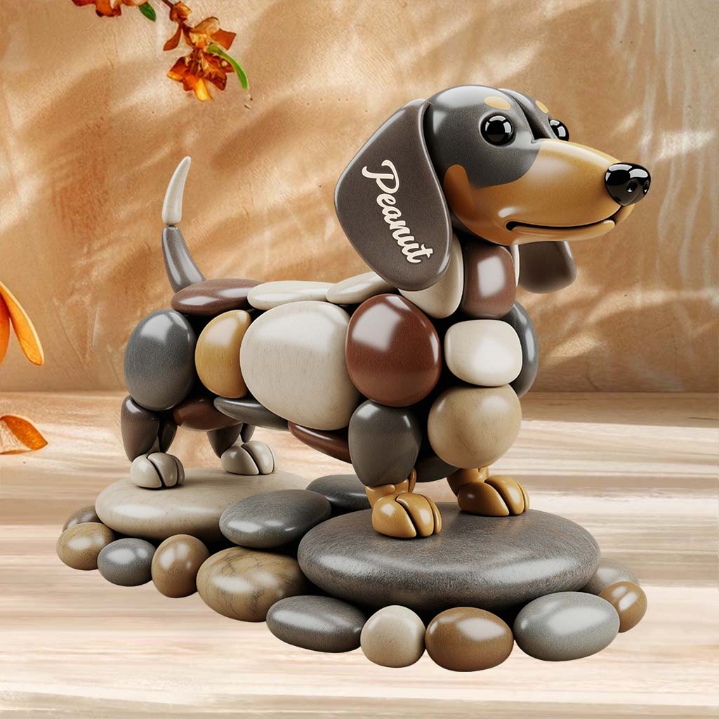 Geschenk für Hundeliebhaber – Personalisierte Acrylplakette in Hundeform