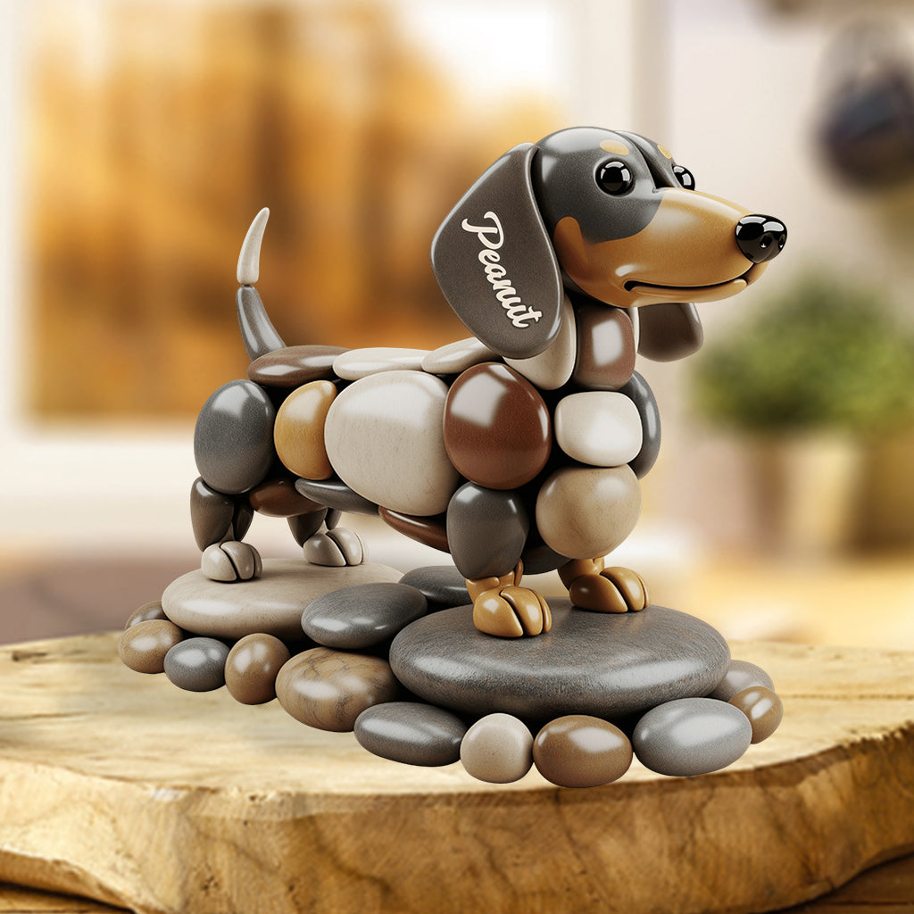 Geschenk für Hundeliebhaber – Personalisierte Acrylplakette in Hundeform