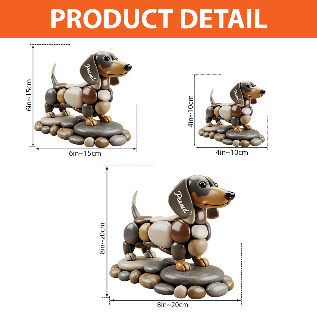 Geschenk für Hundeliebhaber – Personalisierte Acrylplakette in Hundeform