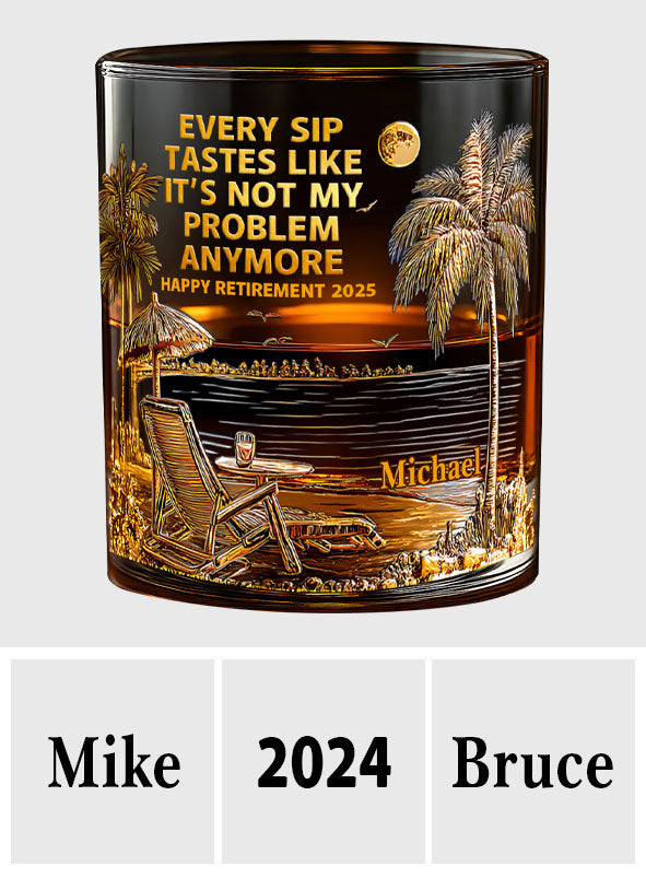 Herzlichen Glückwunsch zum Ruhestand – personalisiertes Whiskyglas für Rentner