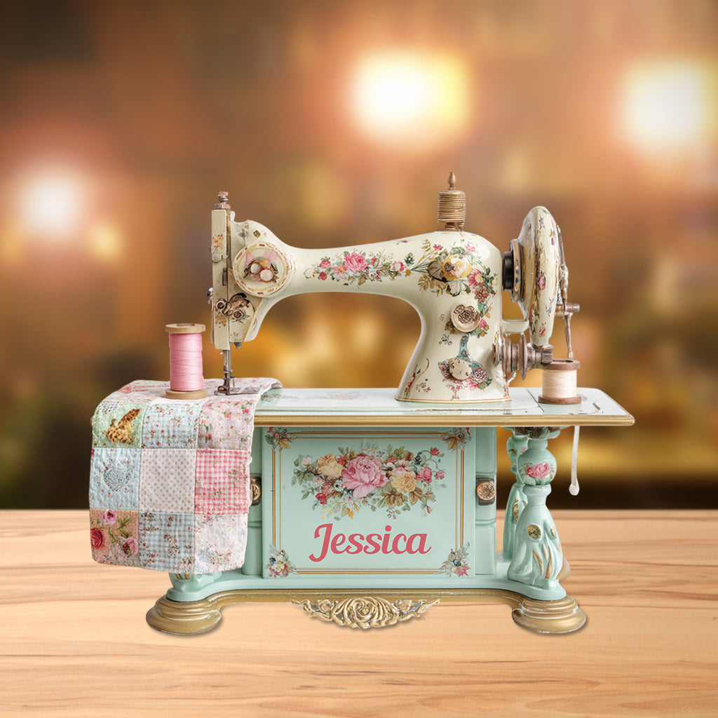 Sewing Makes Me Happy - Personalized Sewing Custom Shaped Acrylic Plaque