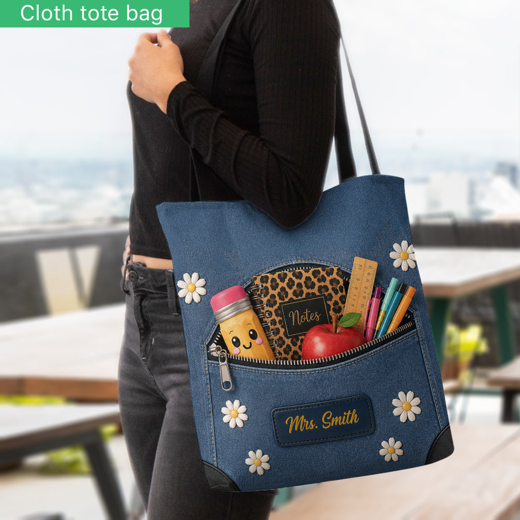 Teacher Life - Personalized Teacher Tote Bag