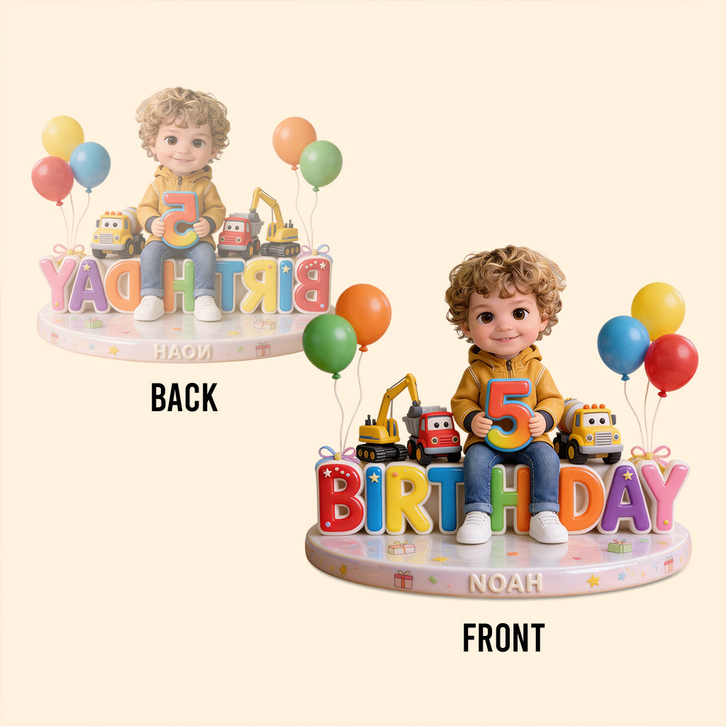 Individuell gestaltbare Acrylplakette mit Foto Ihrer Wahl – personalisierbar für Kinder