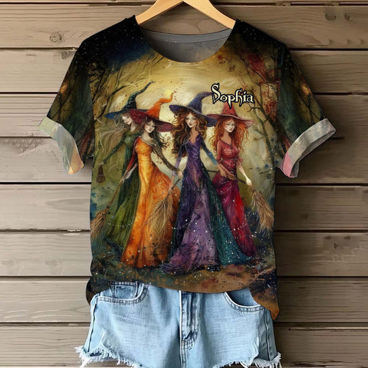 Beautiful Witches - Personalized Witch All Over Shirt