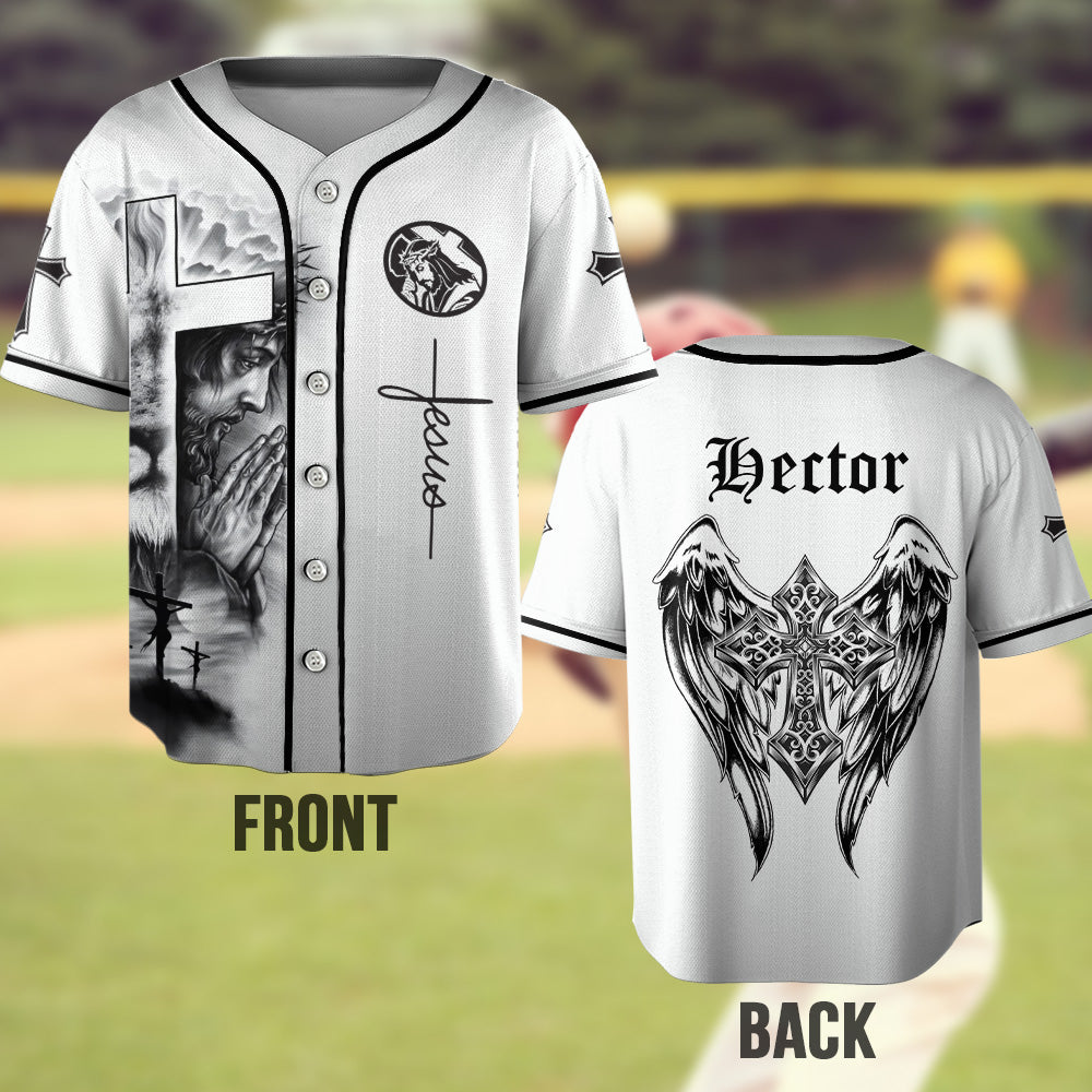 Liebe Jesus – Personalisiertes christliches Baseballtrikot
