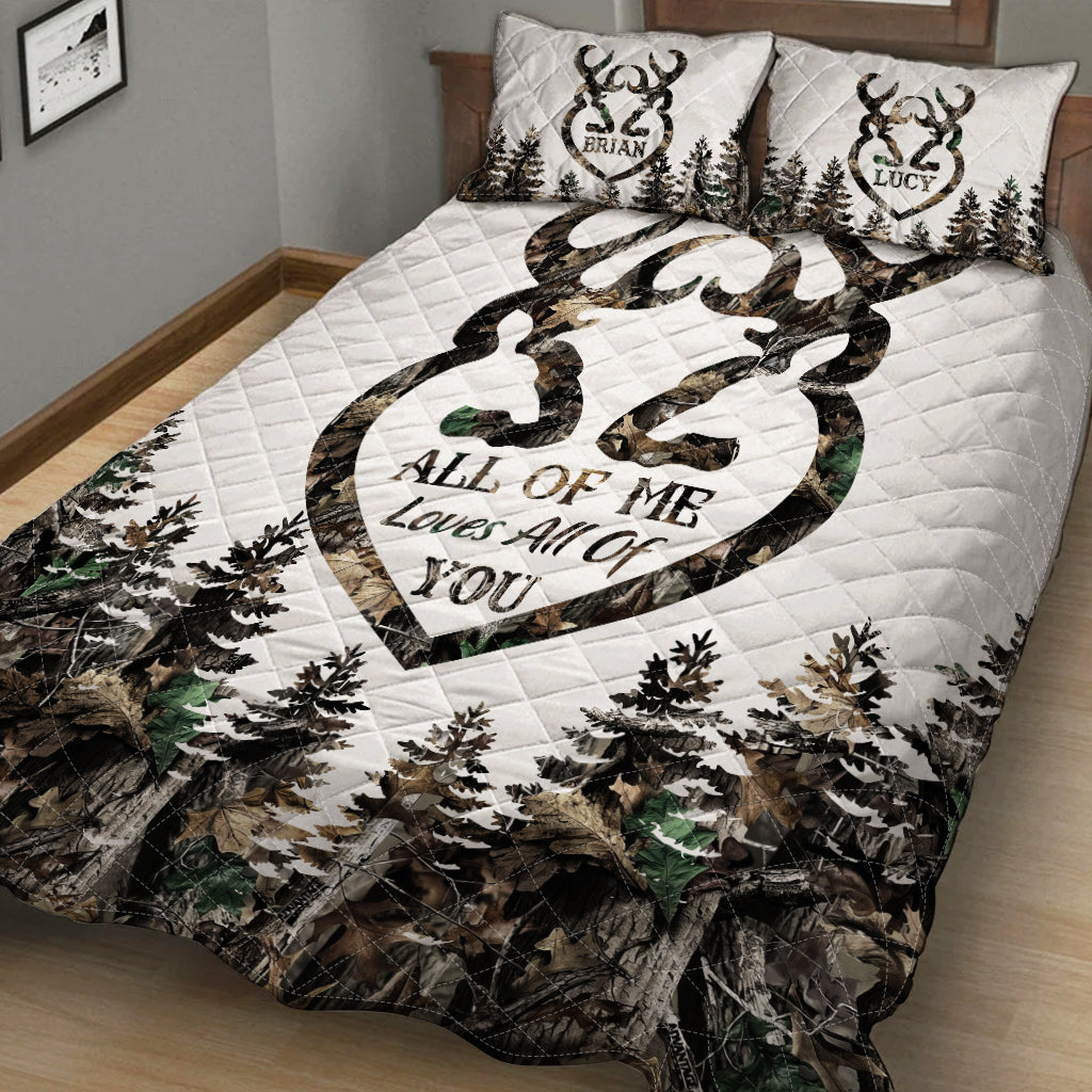 Gott weiß, dass du mich brauchst – Personalisiertes Jagd-Quilt-Set