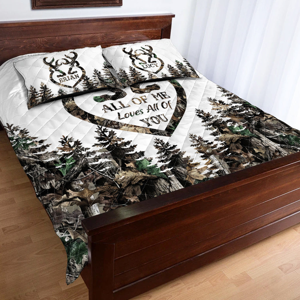 Gott weiß, dass du mich brauchst – Personalisiertes Jagd-Quilt-Set