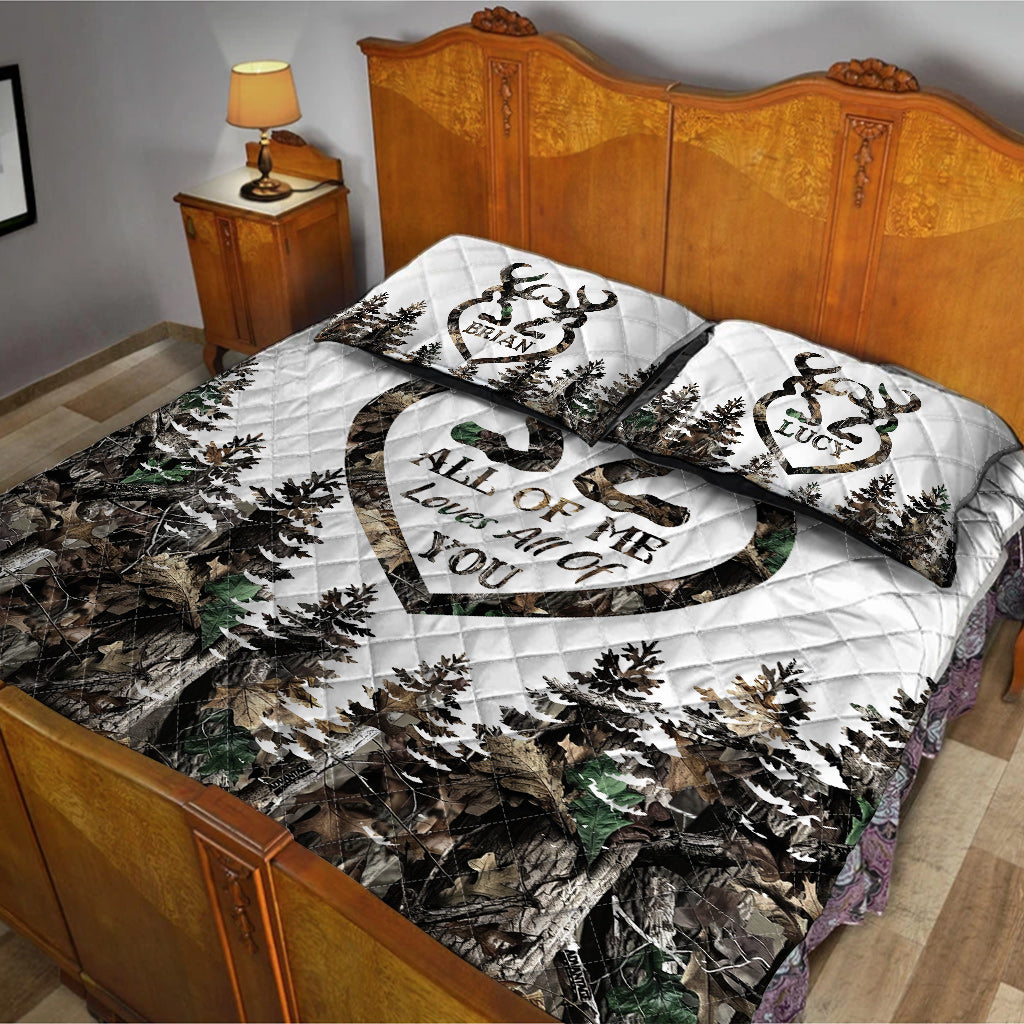 Gott weiß, dass du mich brauchst – Personalisiertes Jagd-Quilt-Set