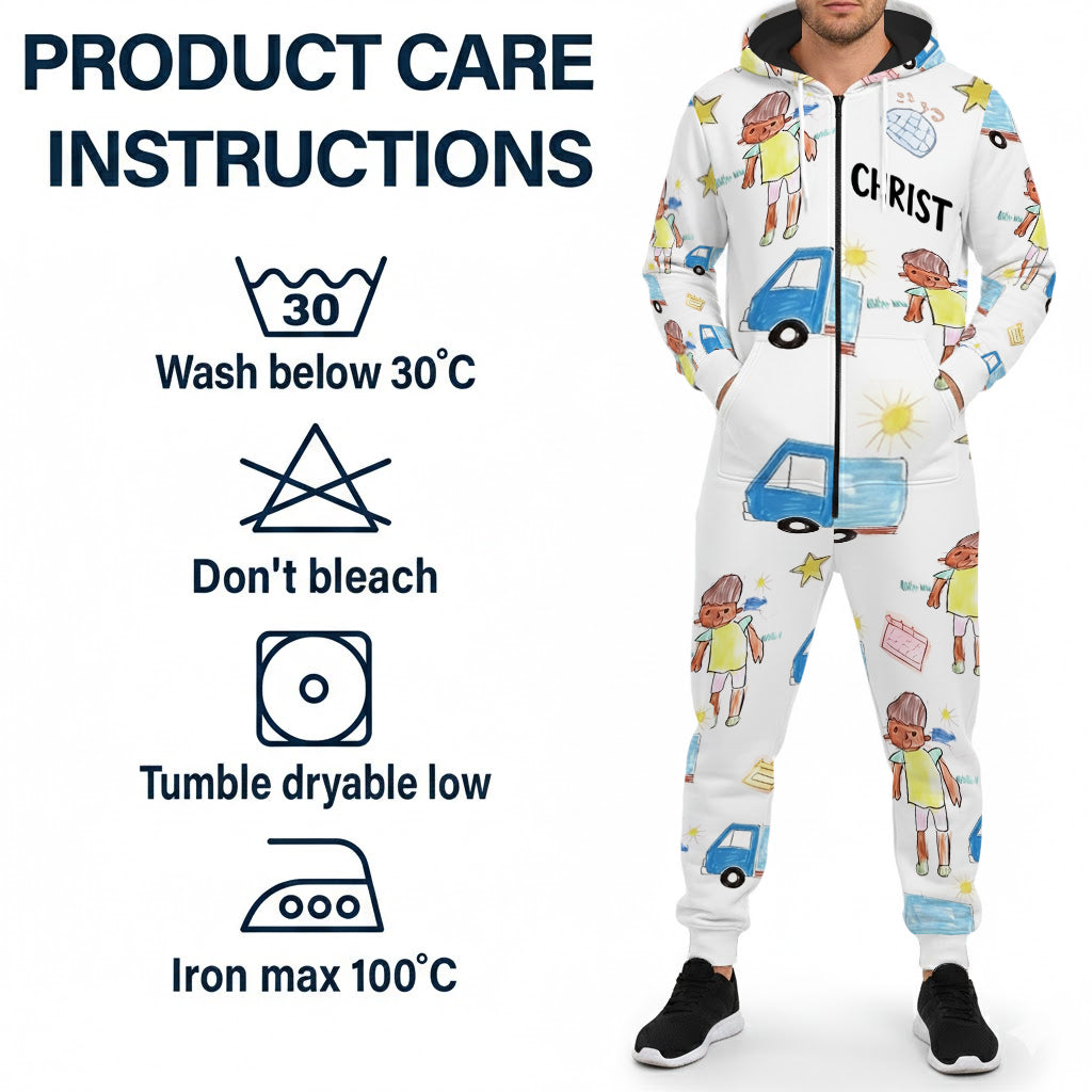 Kinderzeichenkunst – Personalisierter Kinder-Kapuzenoverall